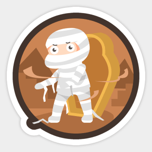 Cute Mummy Sticker